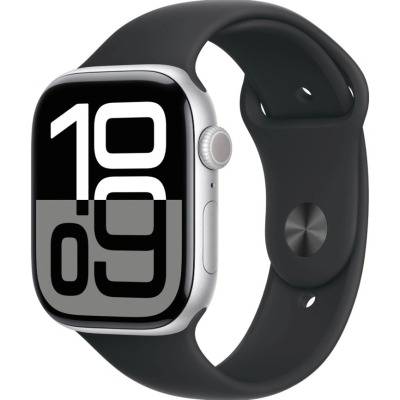 Apple Watch Series 10 черный Sport Band 46 мм