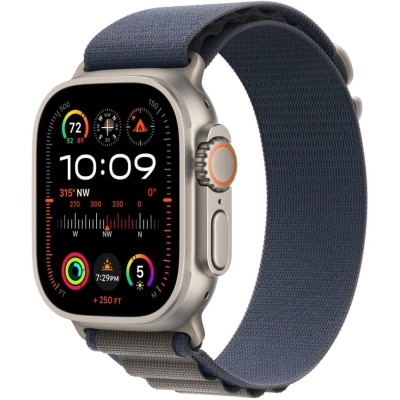 Apple Watch Ultra 2 синий титан Alpine Loop 49 мм