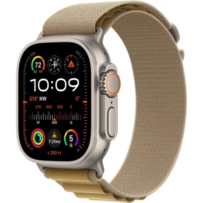 Apple Watch Ultra 2 коричневый титан Alpine Loop 49 мм