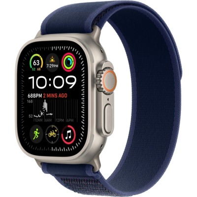 Apple Watch Ultra 2 синий титан Trail Loop 49 мм