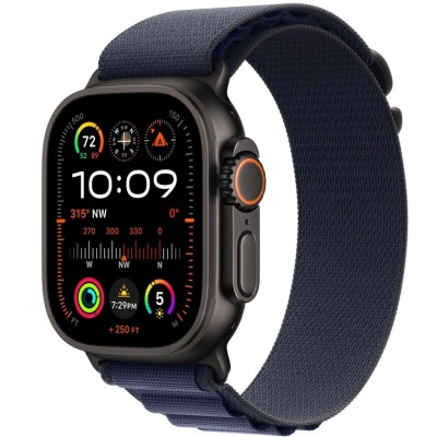 Apple Watch Ultra 2 темно синий титан Alpine Loop 49 мм